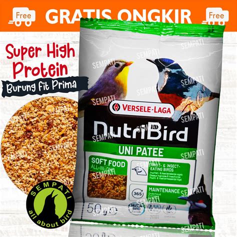 Jual Nutribird Uni Patee Patte Gr Versele Laga Insect Fruit Pakan