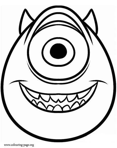 Dibujos De Mike Wazowski Para Colorear Vsun