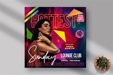 Hottest Night Instagram Banner Psd Template Studioflyers Free