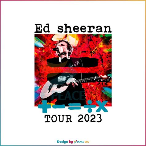 Ed Sheeran Concert The Mathematics Tour Png Download Peacesvg