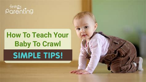 How To Teach Your Baby To Crawl Youtube