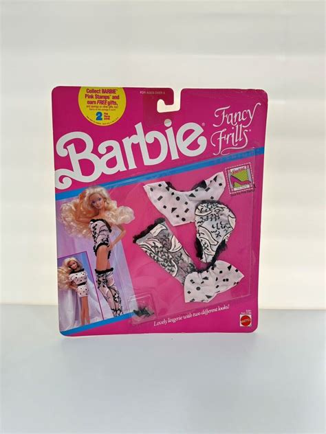 Barbie Vintage Fancy Frills Lingerie Fashion Mattel Mattel Nip New Etsy