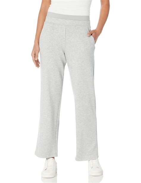 Danskin Double Waistband Scuba Pant In Gray Lyst