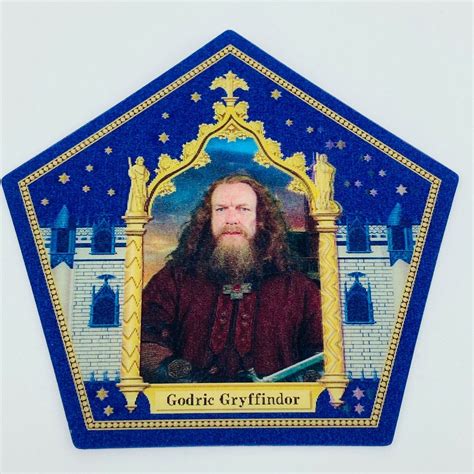 Godric Gryffindor Harry Potter Chocolate Frog Wizard Card UNIVERSAL