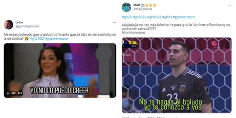 La Fulminante Quedó Totalmente Anulada De Gran Hermano Y Los Memes Inundaron Las Redes Sociales