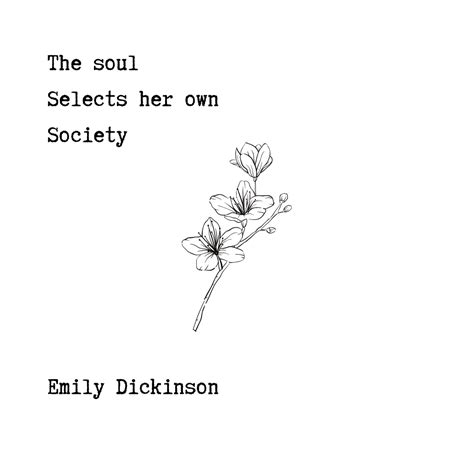 The Soul Selects Her Own Society Emily Dickinson Poem In