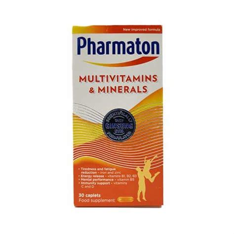 Pharmaton Multivitamins Minerals Orange Flavour Effervescent