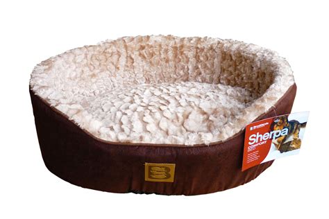 Snoozzy Sherpa Oval Bed - Dog Sense New Zealand