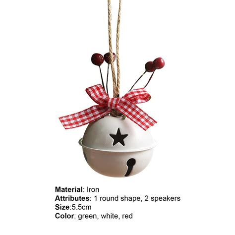 Kerst Bel Ornament Decoratieve Ijzeren Kerstboom B Vicedeal