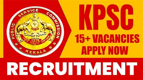 KPSC Recruitment 2024 Monthly Salary Up To 75400 Check Post