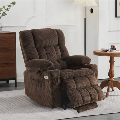 Mcombo Dual Motor Power Lift Recliner Chair With Massage And Heat For