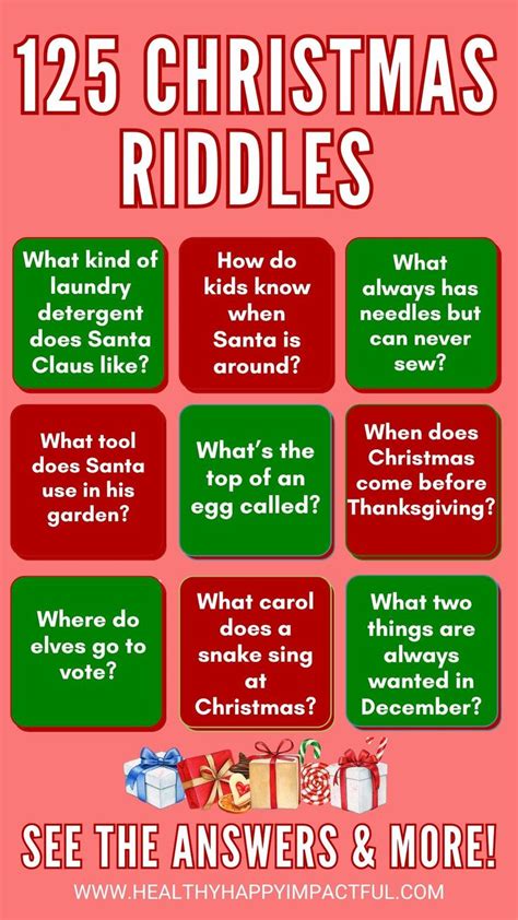 125 Best Christmas Riddles for Kids and Adults