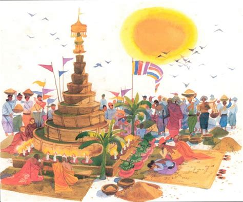 Vesak Day Or Full Moon Day Of Kason Hotel By The Red Canal