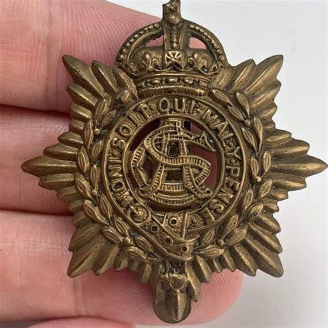 Ww1 Army Service Corps Asc Cap Badge