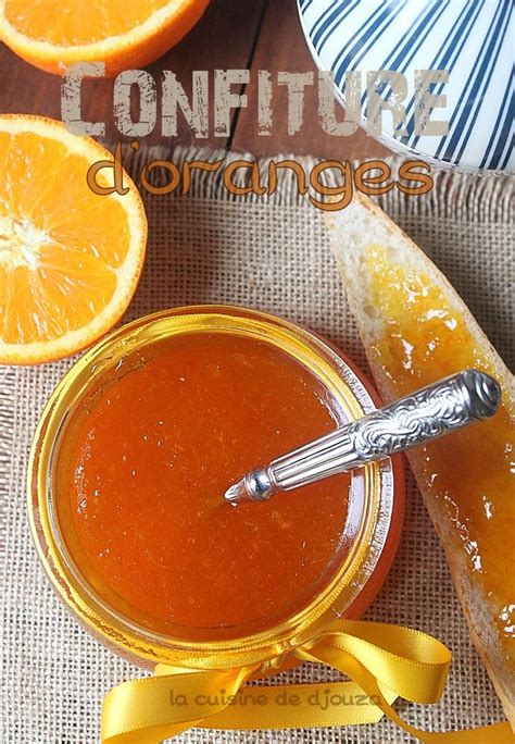 Confiture d oranges amères mixée comme une marmelade Recette