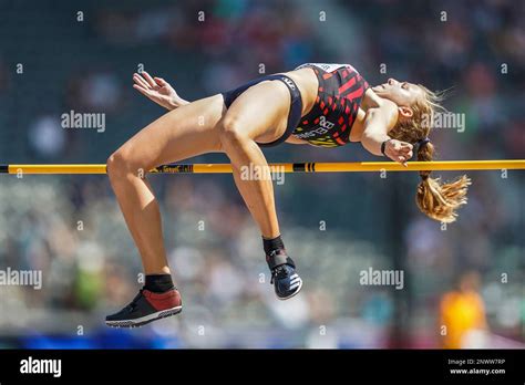 August Hanne Maudens Of Belgium During High Jump Decathlon