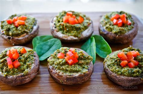 Vegan Stuffed Portabella Mushrooms