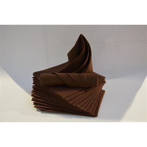 Lot De Serviettes Arc En Ciel Chocolat X Cm Nappes