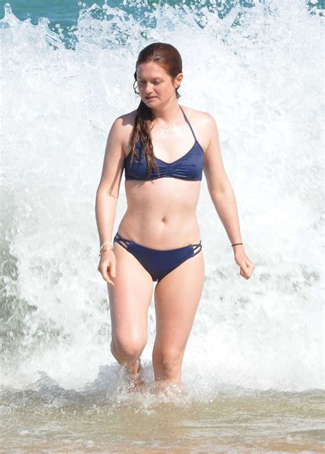 Bonnie Wright In Blue Bikini 2016 40 GotCeleb