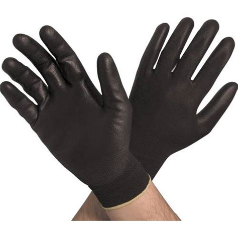 Guante Tejido Nylon G Recubierto Con Pu Espumado Negro Steelpro