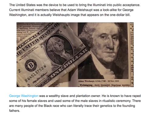 Your George Washington On The Dollar Bill Is Wearing Adam Freedoms