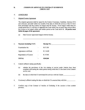 Cession Agreement Template Fill Online Printable Fillable Blank