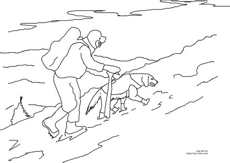 Mountain Range Coloring Pages