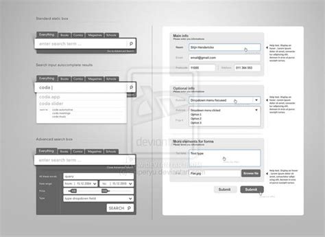 Psd Ui Web Design Elements Web Design User Interface Design Design