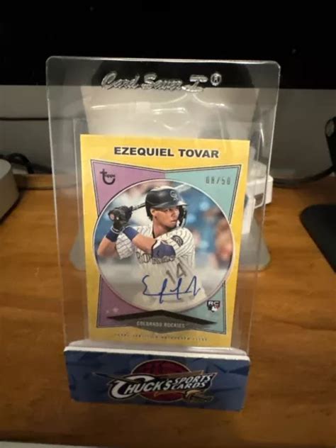 Ezequiel Tovar Rc Topps Brooklyn Collection Recrue Sur Carte Auto