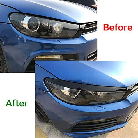 Car Headlight Eyebrow Sticker Decoration For Accessories