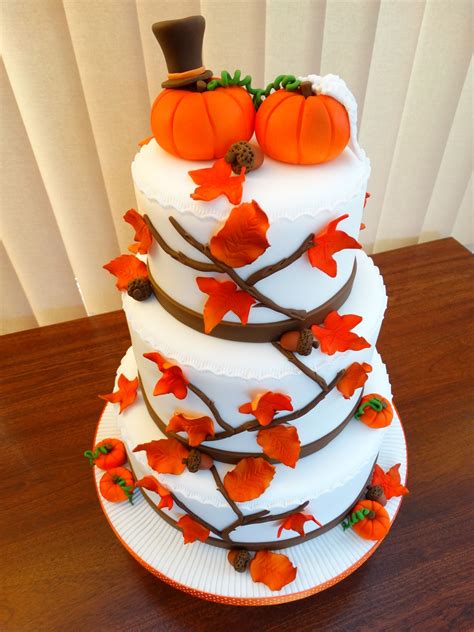 autumn wedding cake 5