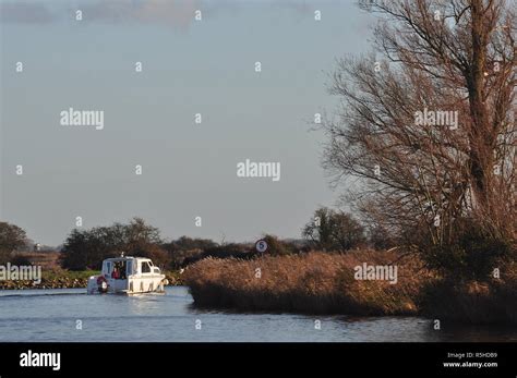 The River Bure Near St Benet S Abbey Norfolk Broads England Uk Stock