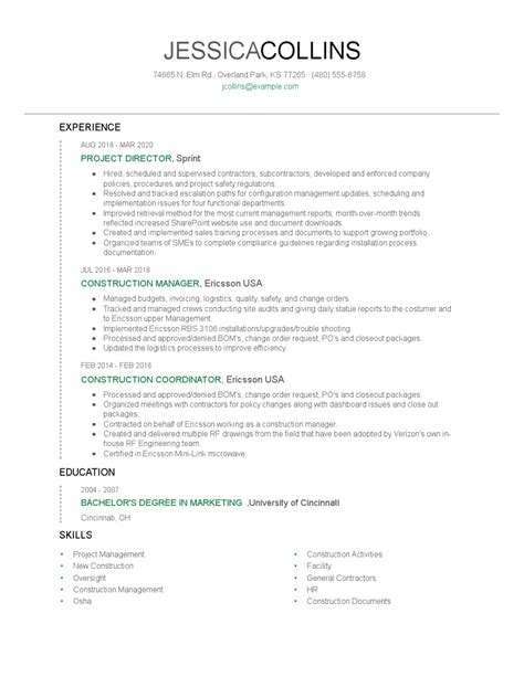 Project Director Resume Examples and Tips - Zippia