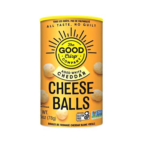 The Good Crisp Company White Cheddar Cheese Balls At Naturamarket