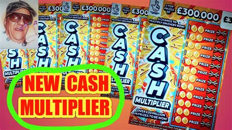 NEW CASH MULTIPLIER SCRATCHCARDS SUPER CASH BONUS 100 MATCH BONUS