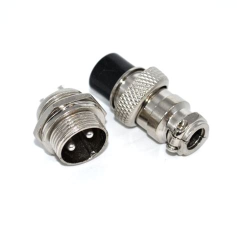 GX16 комплект штекер и гнездо MiC 3 pin - купить с доставкой по ...