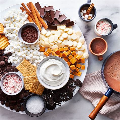Boozy Hot Chocolate Board Recipe Boozy Hot Chocolate Food Hot Chocolate Bars
