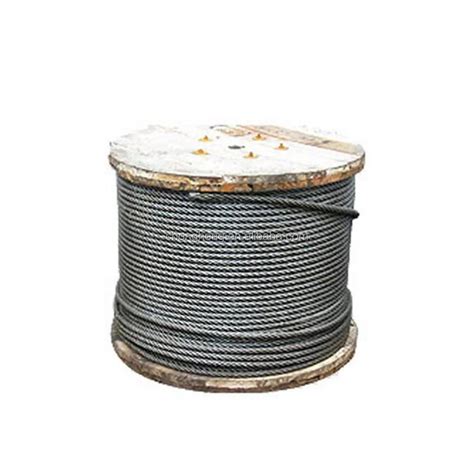 26mm Steel Cable Rope 6X37 FC 6X37 Iwrc ASTM AISI En DIN JIS GB