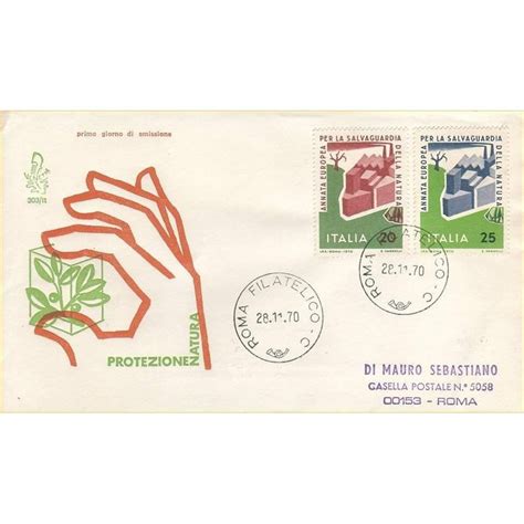 ITALIA 1970 FDC Venetia Salvaguardia Natura Ord