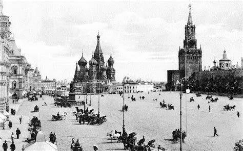 Обои кремль, красная площадь, гум, чёрно-белая фотография, старая ...