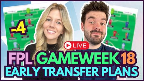 FPL Gameweek 18 Early Team Plans W Az FPLBlackBox Fantasy Premier