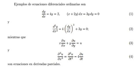 Cómo saber si una ecuacion es ordinaria o parcial Apolonio es