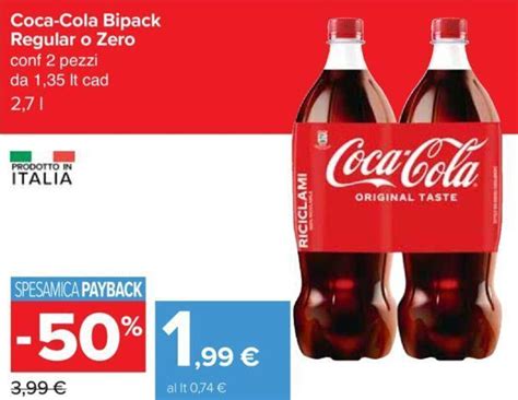 Coca Cola Bipack Regular O Zero Conf 2 Pezzi Da 1 35 Lt Cad Offerta Di