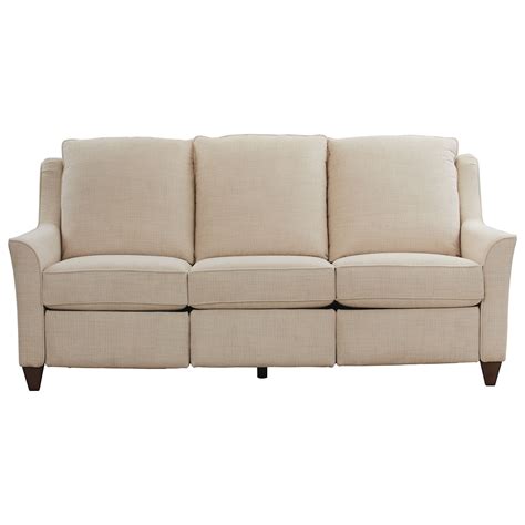 Bassett Magnificent Motion M000 72m Customizable Power Reclining Sofa With Flared Arms And