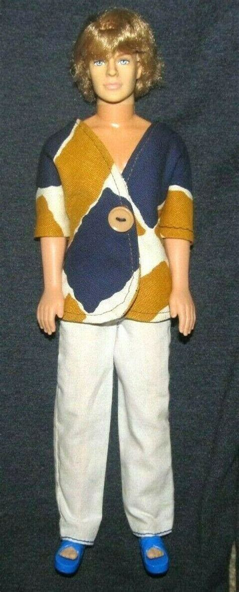 Vintage Ken Doll Barbie Doll Indonesia Body Marked Rooted Blonde Hair Euc