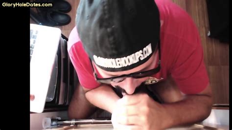 Gloryhole Amateur Mature Gay Sucks Black BF At Home