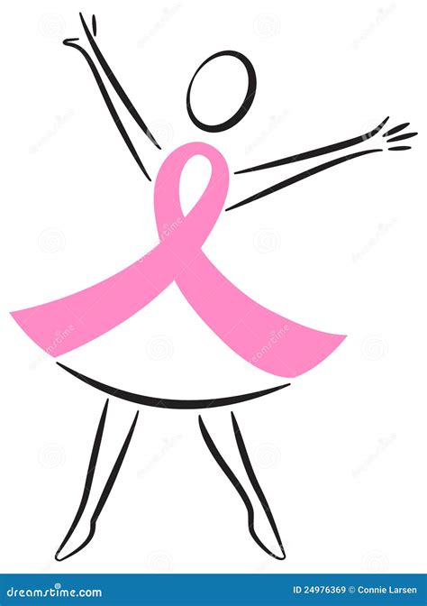 Breast Cancer Pink Ribbon Womaneps Stock Vector Illustration Of