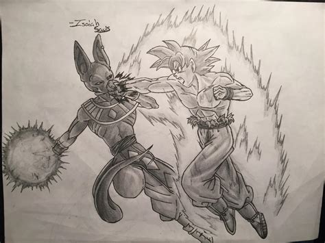 Goku Vs Beerus By Master Sauls On Deviantart