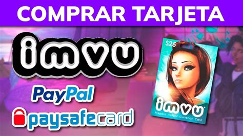 Cómo comprar Tarjeta de Regalo IMVU con PayPal PaySafeCard Móvil