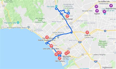 Los Angeles Tourist Spots Map - Infoupdate.org